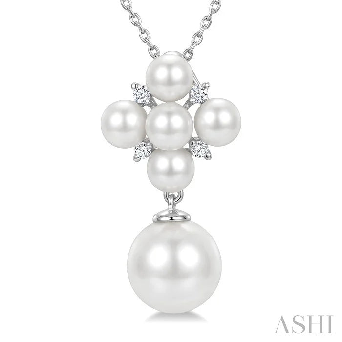 Pearl & Diamond Fashion Pendant