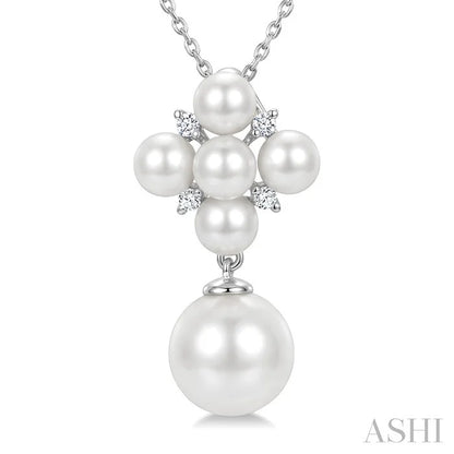 Pearl & Diamond Fashion Pendant
