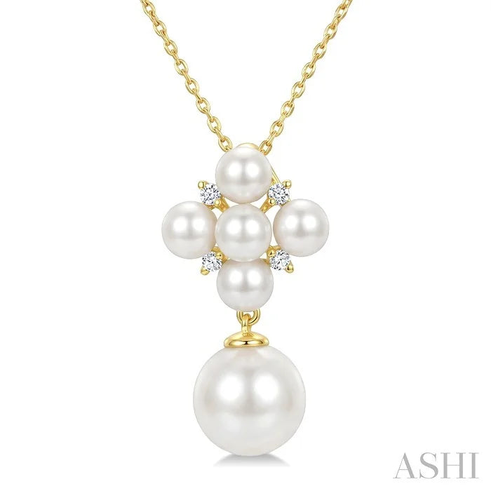 Pearl & Diamond Fashion Pendant