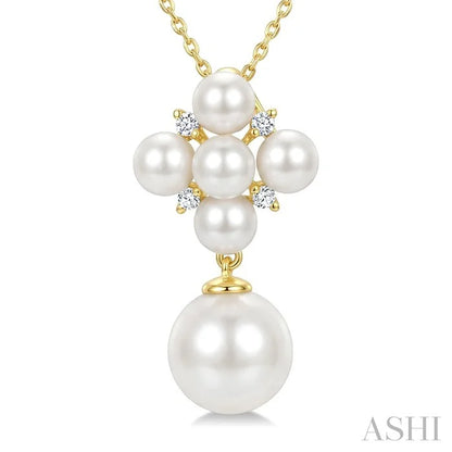 Pearl & Diamond Fashion Pendant