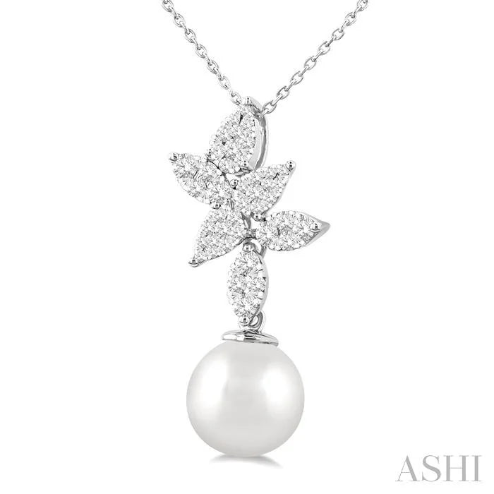Pearl & Lovebright Diamond Fashion Pendant