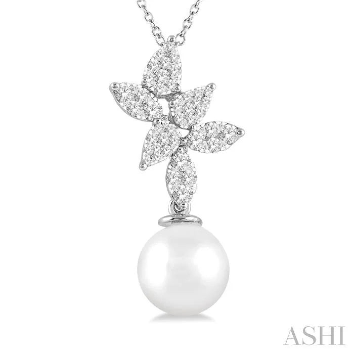 Pearl & Lovebright Diamond Fashion Pendant