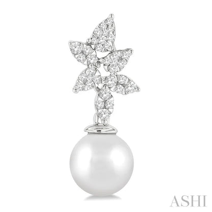 Pearl & Lovebright Diamond Fashion Earrings