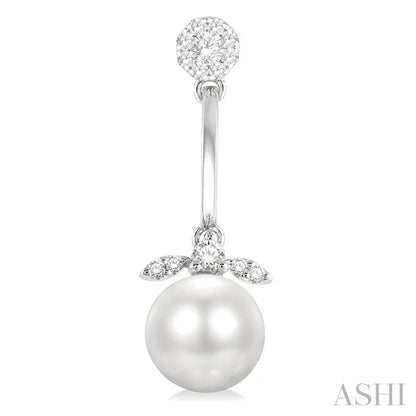 Pearl & Lovebright Diamond Fashion Earrings