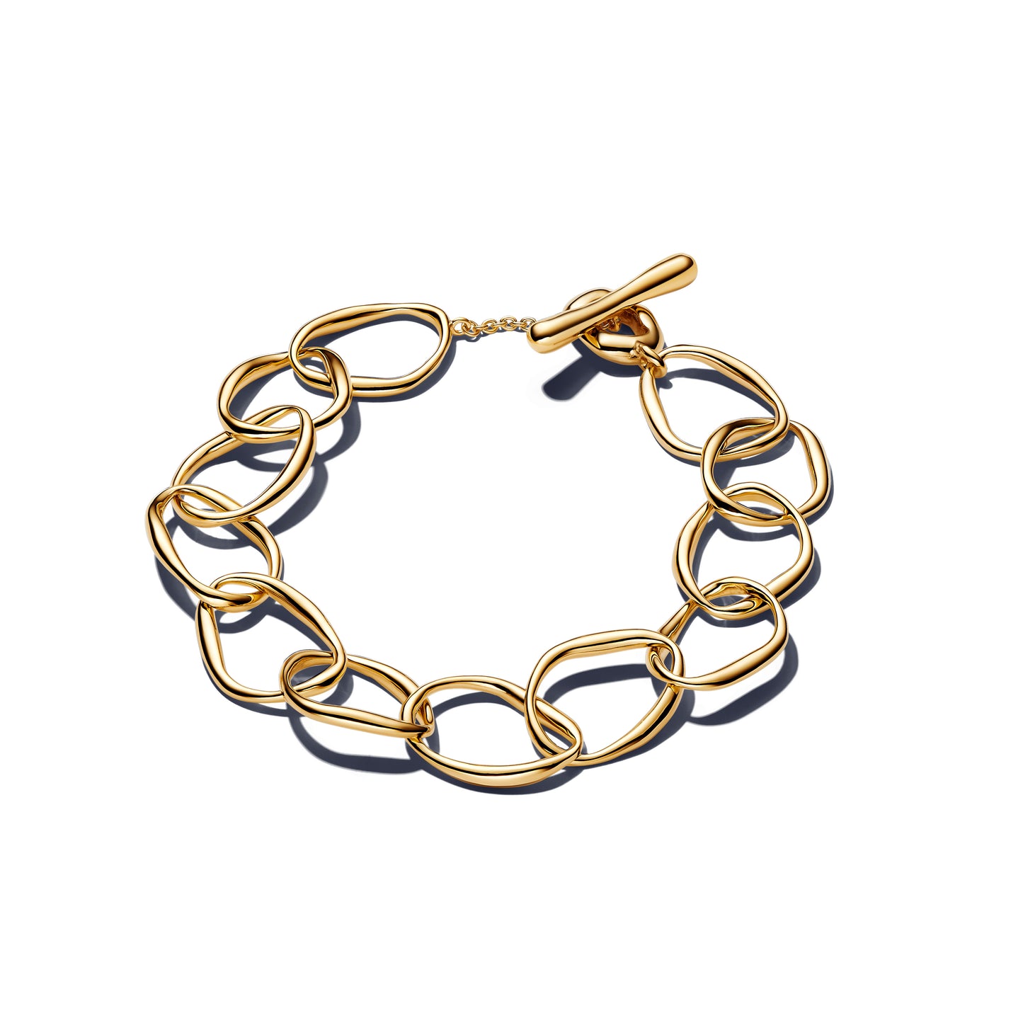 Organically Shaped Link Bracelet