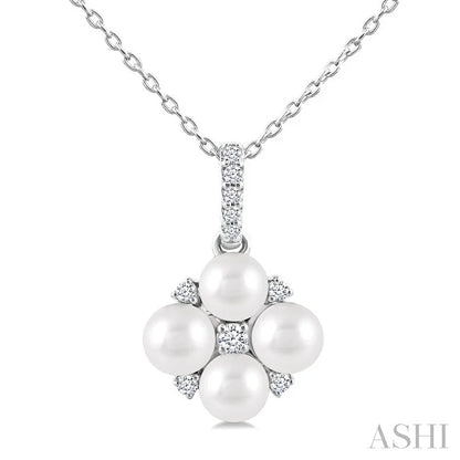 Pearl & Diamond Fashion Pendant