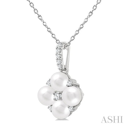 Pearl & Diamond Fashion Pendant