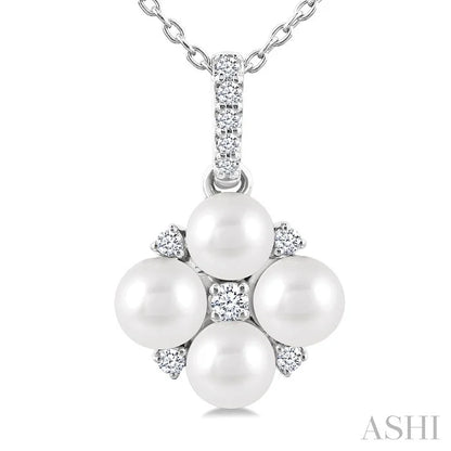 Pearl & Diamond Fashion Pendant