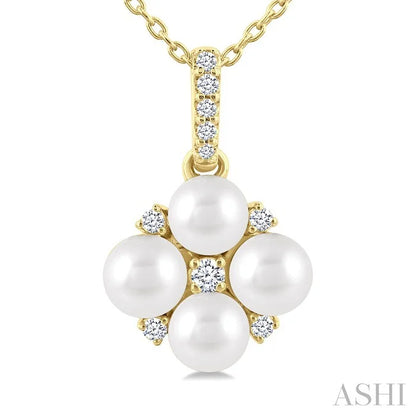 Pearl & Diamond Fashion Pendant
