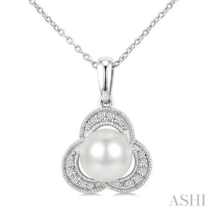 Pearl & Diamond Fashion Pendant