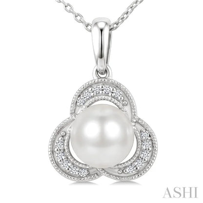 Pearl & Diamond Fashion Pendant
