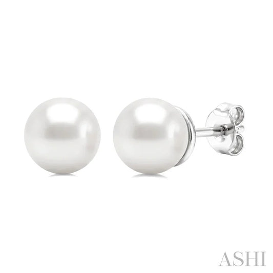 Pearl Stud Earrings