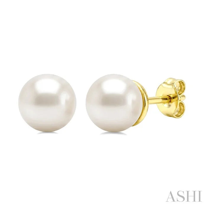 Pearl Stud Earrings