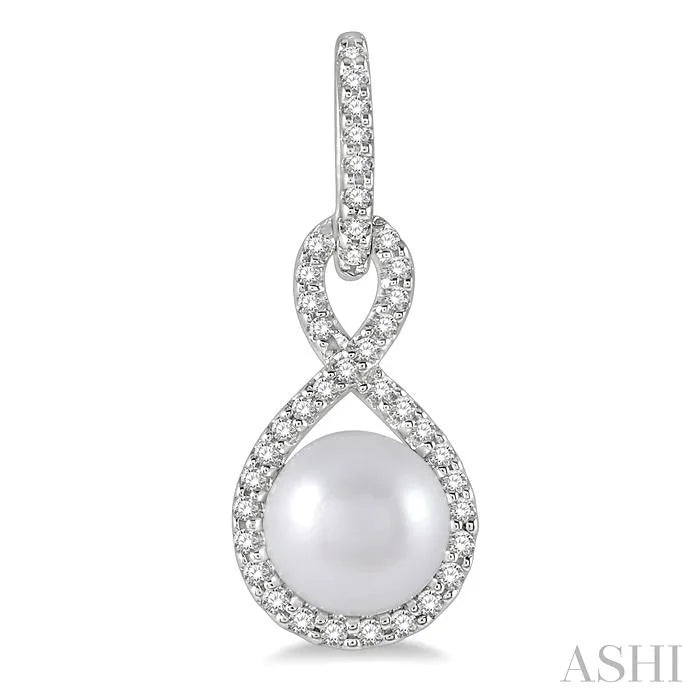 Pearl & Diamond Fashion Earrings