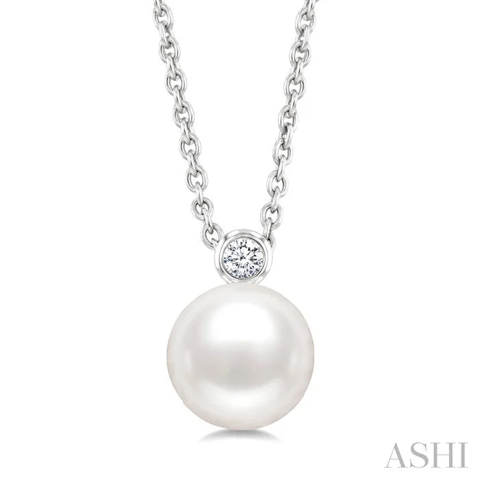 Pearl & Diamond Pendant