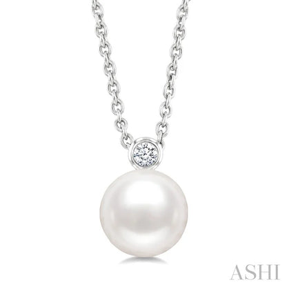 Pearl & Diamond Pendant
