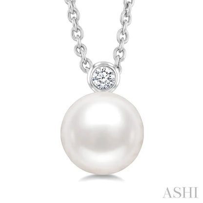Pearl & Diamond Pendant