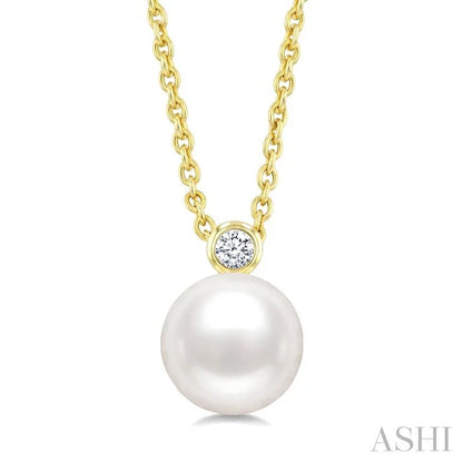 Pearl & Diamond Pendant