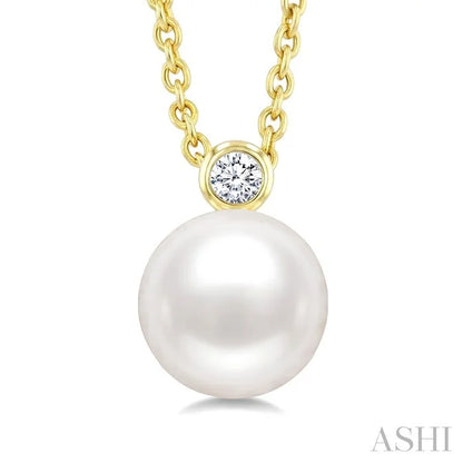 Pearl & Diamond Pendant