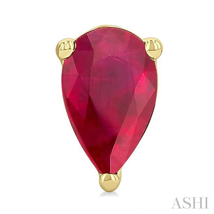 Pear Shape Gemstone Stud Earrings