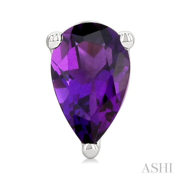 Pear Shape Gemstone Stud Earrings