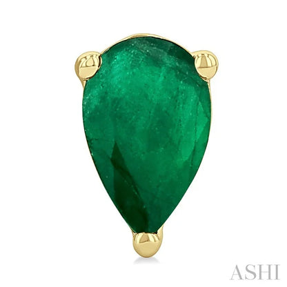 Pear Shape Gemstone Stud Earrings