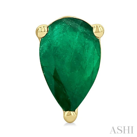 Pear Shape Gemstone Stud Earrings