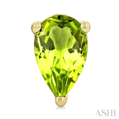 Pear Shape Gemstone Stud Earrings