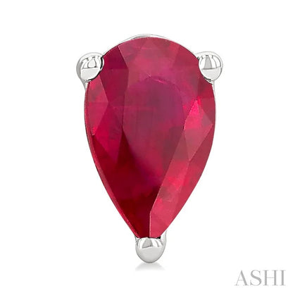 Pear Shape Gemstone Stud Earrings