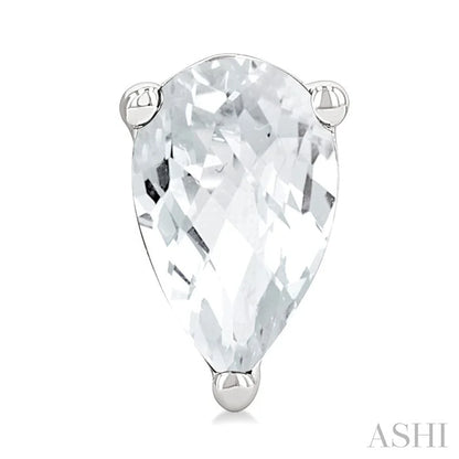 Pear Shape Gemstone Stud Earrings