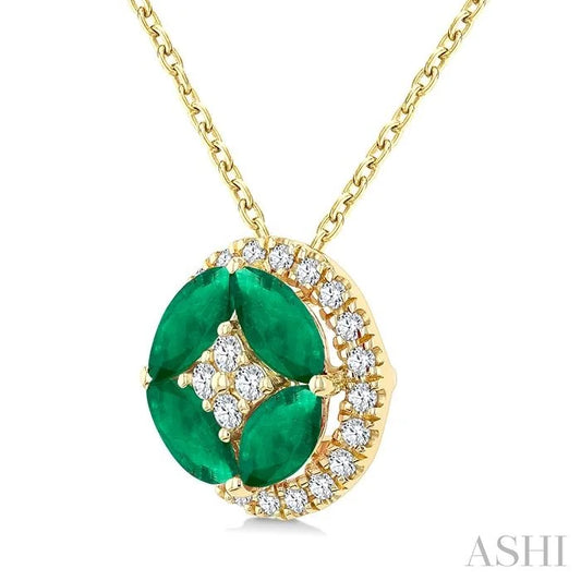 Gemstone & Diamond Fashion Pendant