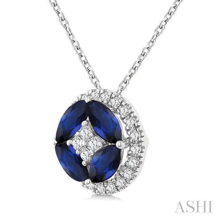Gemstone & Diamond Fashion Pendant
