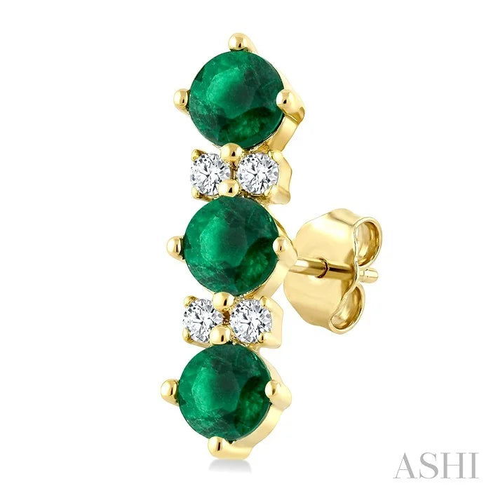 Gemstone & Petite Diamond Fashion Earrings