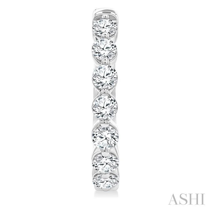 Diamond Hoop Earrings