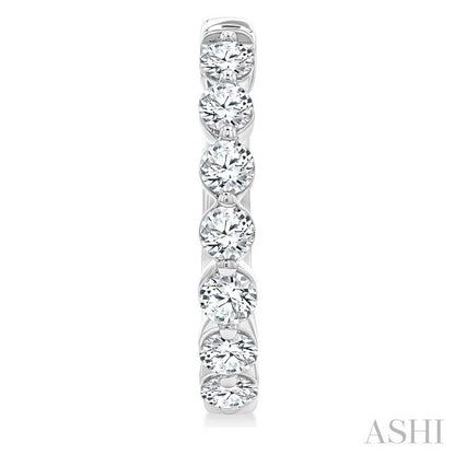 Diamond Hoop Earrings