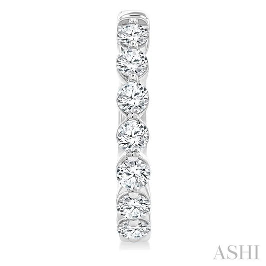Diamond Hoop Earrings