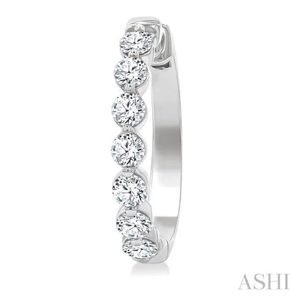 Diamond Hoop Earrings