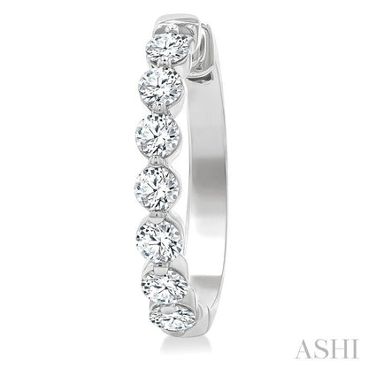 Diamond Fashion Hoop Earrings