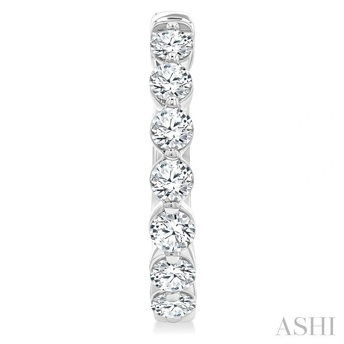 Diamond Fashion Hoop Earrings