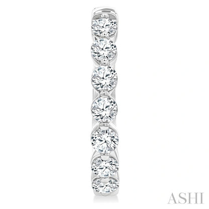 Diamond Fashion Hoop Earrings