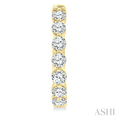 Diamond Fashion Hoop Earrings