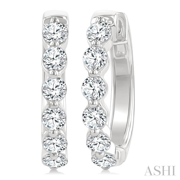 Diamond Hoop Earrings