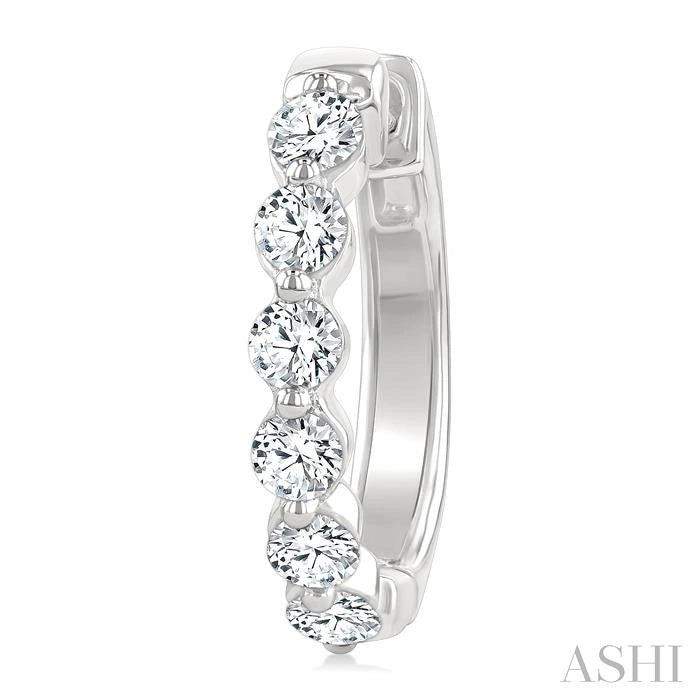 Diamond Hoop Earrings