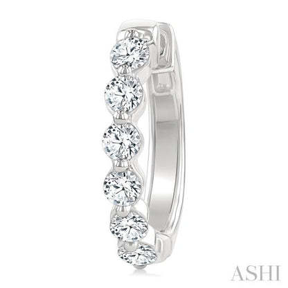 Diamond Hoop Earrings