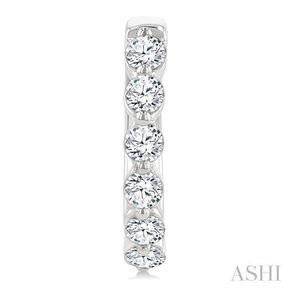 Diamond Hoop Earrings