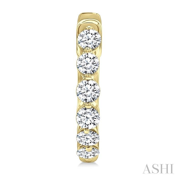 Diamond Fashion Hoop Earrings