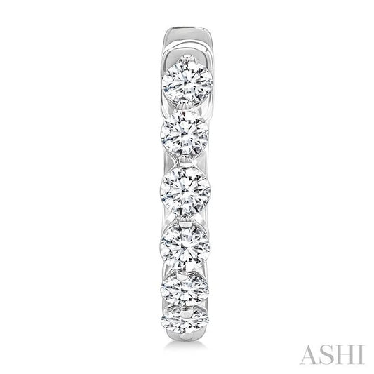 Diamond Hoop Earrings