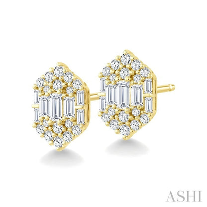 Fusion Diamond Fashion Earrings