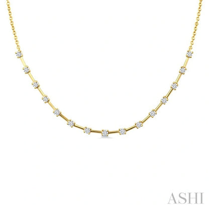 Floating Diamond Fashion Necklace