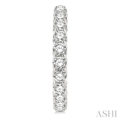 Inside-Out Diamond Round Hoop Earrings
